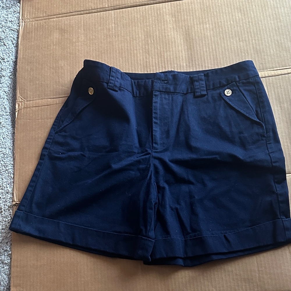 Ralph Lauren Navy Women's Shorts size 14